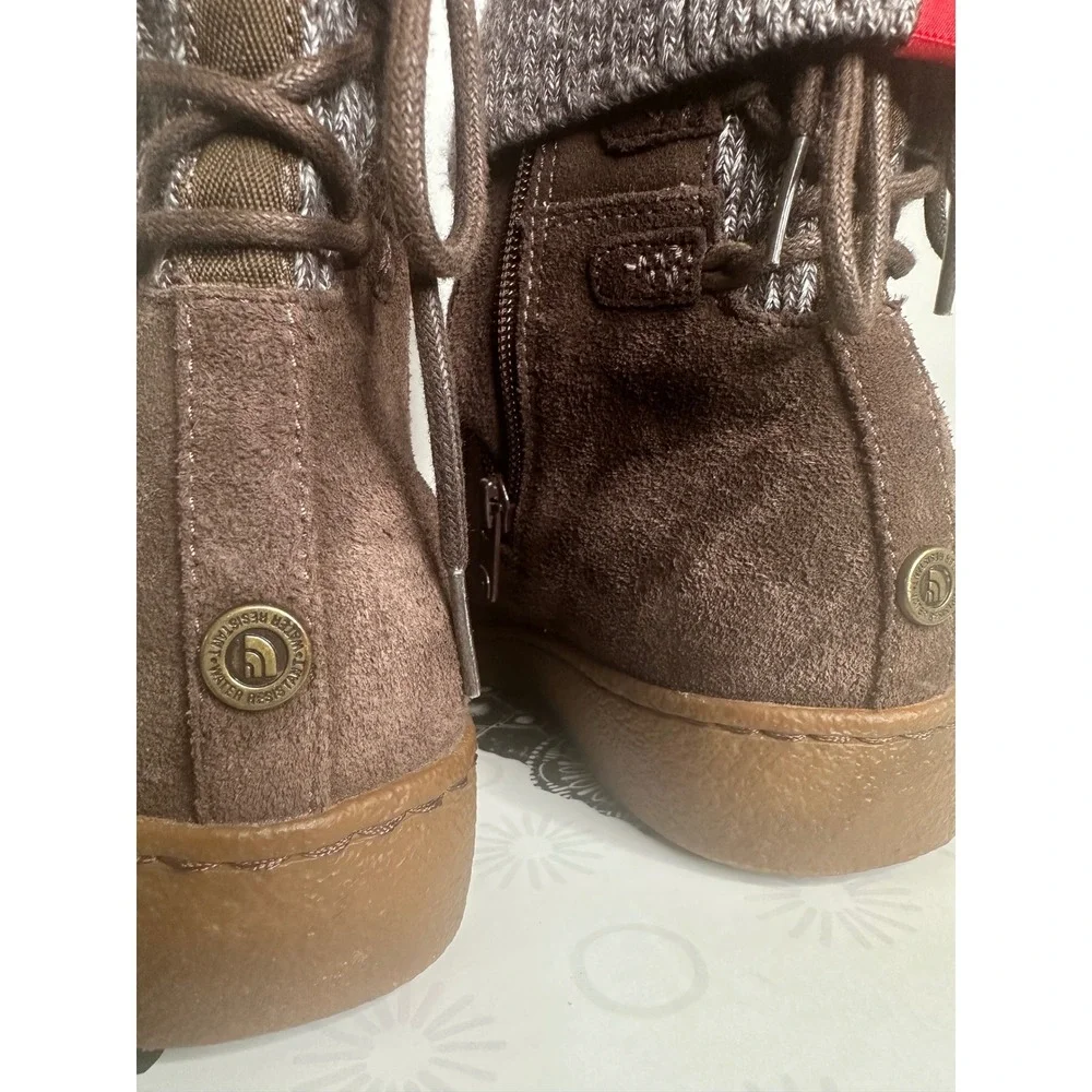 The North Face tab rubber suede